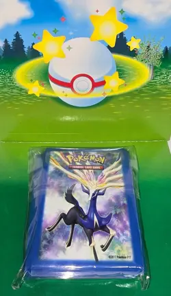 Pokemon Card Sleeves Xerneas Blue X Y 2017 - Image 1