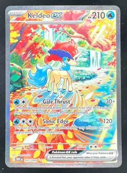 2025 Pokemon White Flare #167/086 Keldeo ex Special Illustration Rare - Image 1