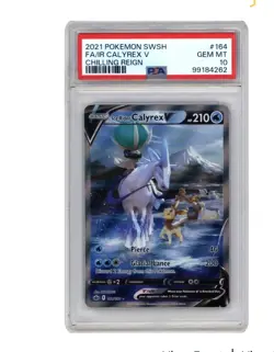 Pokemon Ice Rider Calyrex V Chilling Reign Alt Art #164 PSA 10 - Image 1