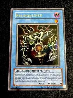 🔥 YUGIOH • RELINQUISHED • ULTRA RARE • MRL-029 • UNLIMITED • NEAR MINT 🔥 - Image 2