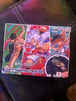 One Piece TCG Learn Together Deck Set LD-01 English Luffy Nami Zoro New Sealed - Image 1