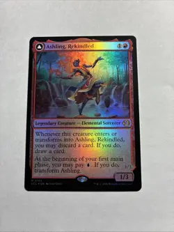 Ashling, Rekindled - Lorwyn Eclipsed Foil MTG Plus Bonus Card!!! - Image 1