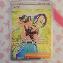 Pokemon Perrin 220/167 Twilight Masquerade Full Art Holo Ultra Rare Card - Image 1