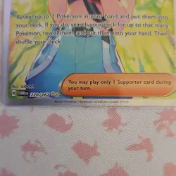 Pokemon Perrin 220/167 Twilight Masquerade Full Art Holo Ultra Rare Card - Image 2