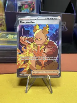 Pokemon Firebreather Supporter Trainer Holo Card PFL 119/094 English - Image 1