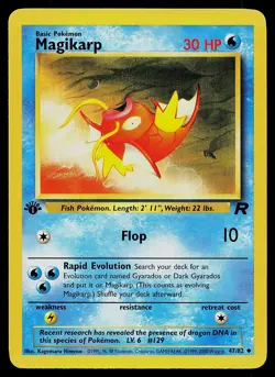 Pokemon Card - Magikarp Team Rocket 47/82 Uncommon 1st Edition - Image 1