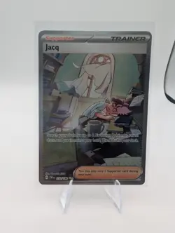 Pokemon TCG Jacq Full Art Trainer Card 250/198 Scarlet & Violet English NM - Image 1