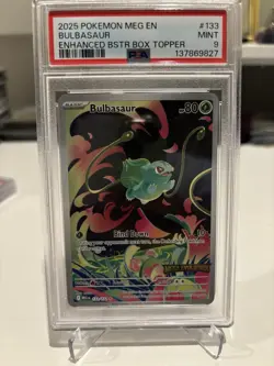 Bulbasaur - (Mega Evolution Stamped) 133/132 Miscellaneous Cards & Products Holo - Image 1