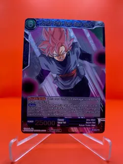Dragon Ball Super CCG Joyful Strike Goku Black Rose Foil P-015 PR Anime Card - Image 1