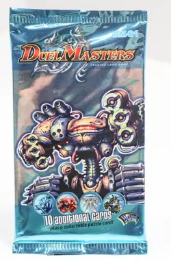 Duel Masters TCG DM-01 Base Sealed Booster Pack 10 Card - WOTC Artwork 3 - Image 1