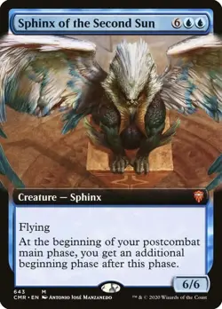 Sphinx of the Second Sun (Extended Art) [Commander Legends] Near Mint - Image 1