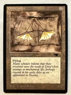 Ornithopter - Magic the Gathering MTG Antiquities - Near Mint - Free Shipping! - Image 1