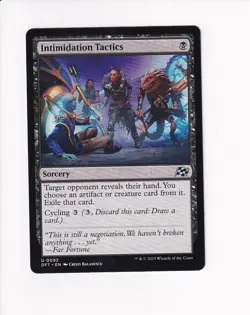 MAGIC THE GATHERING MTG AETHERDRIFT INTIMIDATION TACTICS - Image 1