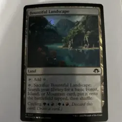 Bountiful Landscape Modern Horizons 3 Foil Magic The Gathering LP - Image 1
