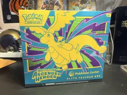 Pokemon TCG Ascended Heroes Pokemon Center Exclusive Elite Trainer Box ETB - Image 1