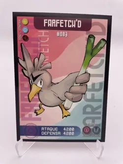 Farfetch’d #083 Peruvian Pokemon Pokedex Fan Art Card – NM Display - Image 1