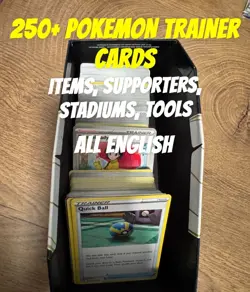 Pokemon Supporters Lot Trainers Stadiums Items Tools All English 250+ - Image 1