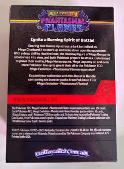 Pokemon TCG - Mega Evolulution Phantasmal Flames Booster Bundle- Factory Sealed - Image 3