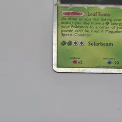 Pokemon TCG Meganium Prime 109/123 Heartgold & Soulsilver Holo LP - Image 5