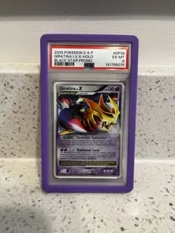Pokemon Giratina Lv.X-Holo Black Star Promo Diamond & Pearl #DP38 PSA 6 - Image 1