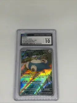 2023 Pokemon 151 Snorlax 051 Black Star Promo ETB Holo CGC 10 Gem Mint Rare - Image 5