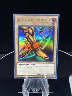 Yugioh! Left Leg of the Forbidden One - LOB-EN121 - Ultra Rare - Unlimited 25th - Image 1