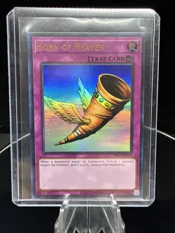 Yugioh Horn of Heaven MRD-EN130 25TH anniversary Ultra Rare NM - Image 1