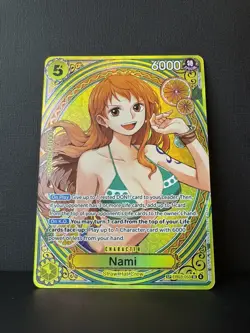 Bandai One Piece Heroines Edition Nami EB03-053 SP Super Rare Foil - Image 1
