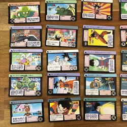Dragon Ball Carddass Vintage Japanese Card Set Bulk Lot 55pcs - Image 1