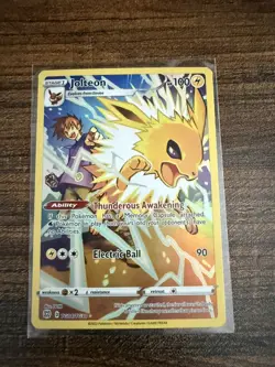 Jolteon Trainer Gallery TG04/TG30 Pokemon Card- Near Mint- Brilliant Stars - Image 1