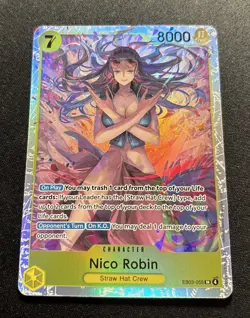 One Piece Card Game Heroines Edition - NICO ROBIN SR #EB03-055 English CCG - Image 1