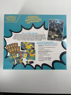 Pokemon TCG Mega Evolution Ascended Heroes ETB Sealed Pikachu Museum Promo Card - Image 3