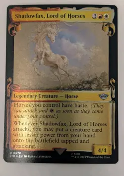 Shadowfax, Lord of Horses (Showcase Scrolls) Foil Lord of the Rings - MTG - Image 1