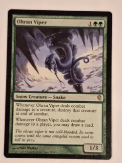 Ohran Viper - Duel Decks: Jace vs. Vraska - Magic the Gathering MTG - Image 1