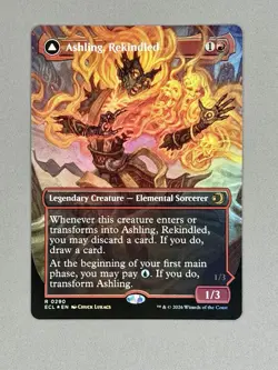 Ashling, Rekindled (Borderless) Lorwyn Eclipsed Foil NM Pack Fresh - Image 3