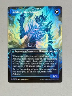 Ashling, Rekindled (Borderless) Lorwyn Eclipsed Foil NM Pack Fresh - Image 4