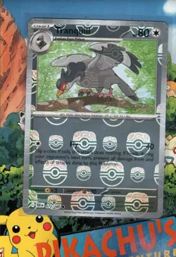 Pokemon TCG Tranquill (Master Ball Pattern) 072/086 Sv: Black Bolt NM/M - Image 1