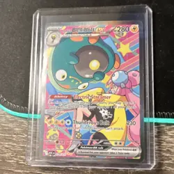Pokemon Iono's Bellibolt ex Ultra Rare Full Art Holo SV09 Journey Together Card - Image 1