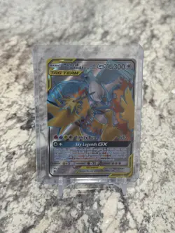 Pokemon Moltres & Zapdos & Articuno GX TAG TEAM Full Art Ultra Rare 66/68 - Image 1