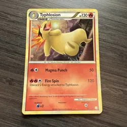 Typhlosion - 32/123 - Pokemon (Cosmos Holo) - Deck Exclusives - Holo Rare LP - Image 1