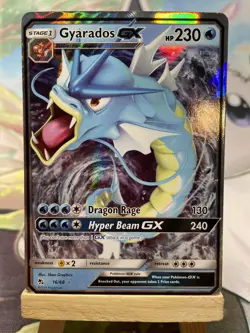 Gyarados GX 16/68 Ultra Rare - 2019 Pokemon Hidden Fates - NM - Image 1