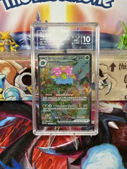 Pokemon Scarlet & Violet 151 Venusaur EX SIR TAG 10 - Image 1