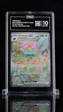 Pokemon Scarlet & Violet 151 Venusaur EX SIR TAG 10 - Image 3