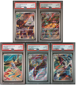 PSA 10 Pokemon Komiya Set: Drowzee, Frigibax, Arctibax, Baxcalibur, Brute Bonnet - Image 1
