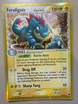 Pokemon TCG Feraligatr Delta Species Holo - 2/101 - Dragon Frontiers - NM - Image 1