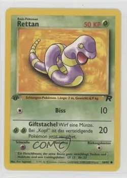 Ekans German 1st Ed. Pokemon Team Rocket #56 2000 - Image 1