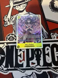 Nico Robin EB03-055 SR Foil English One Piece TCG Card Near Mint - Image 1