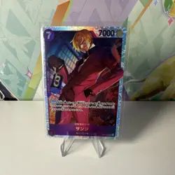Sanji OP09-065 One Piece Card Game Bandai Holo Japanese Character Card 7000 - Image 1