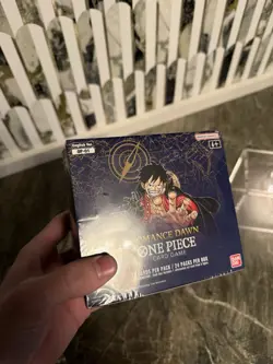 SEALED! One Piece Card Game Romance Dawn Booster Box OP-01 Blue Bottom English! - Image 2