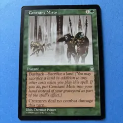 MTG Magic the Gathering Constant Mists Stronghold Regular Card - Image 1
